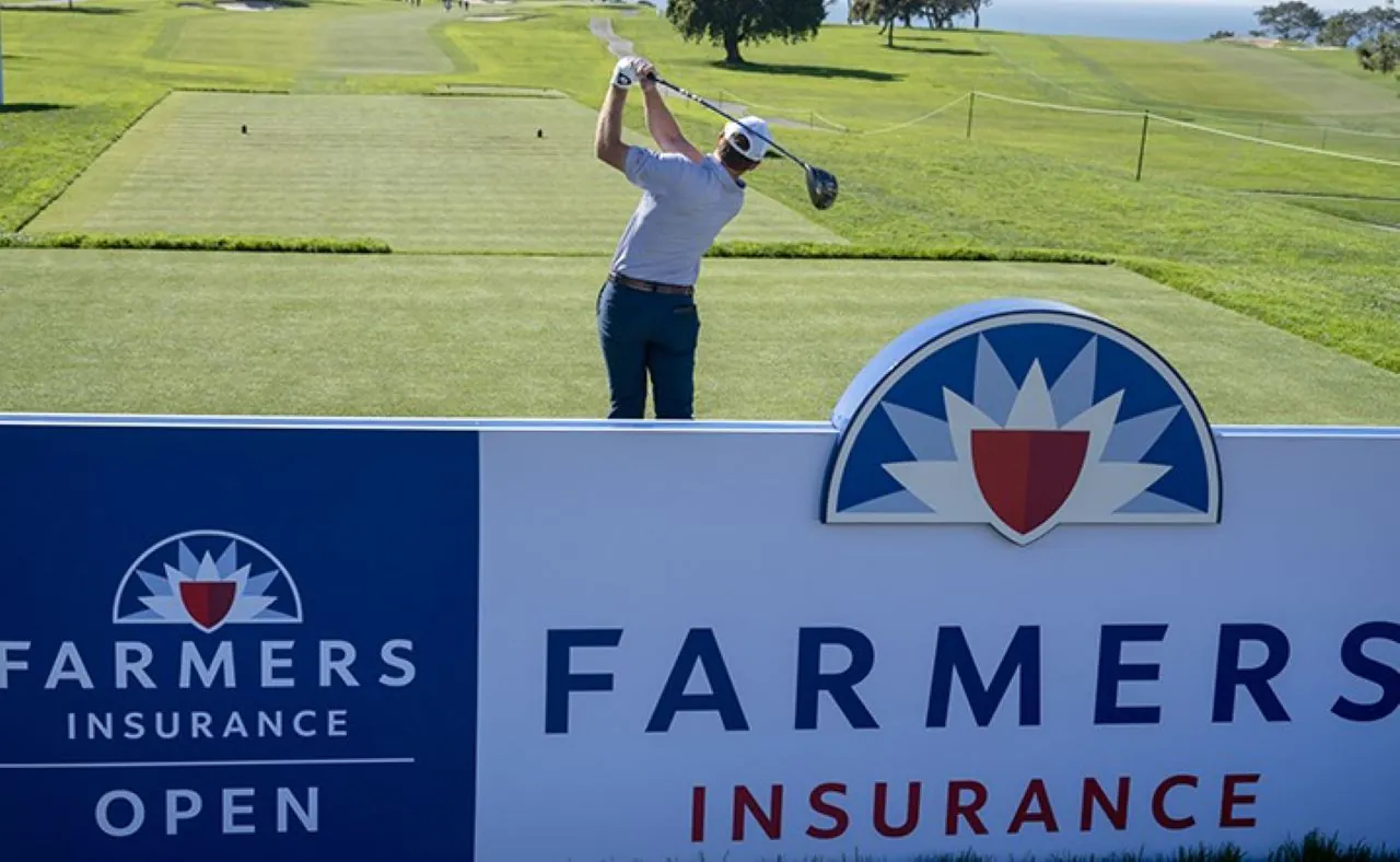 Farmers Insurance golf match